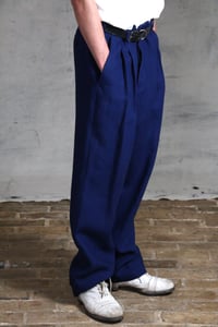 Image 10 of Club Trouser linen - French Blue