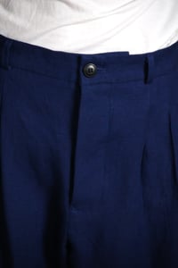 Image 7 of Club Trouser linen - French Blue