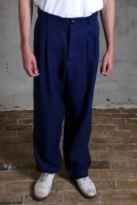 Image 3 of Club Trouser linen - French Blue