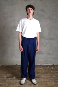 Image 2 of Club Trouser linen - French Blue