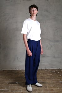 Image 1 of Club Trouser linen - French Blue