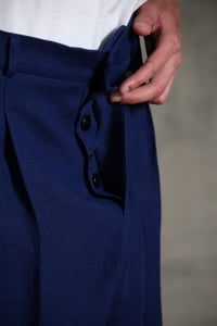 Image 6 of Club Trouser linen - French Blue