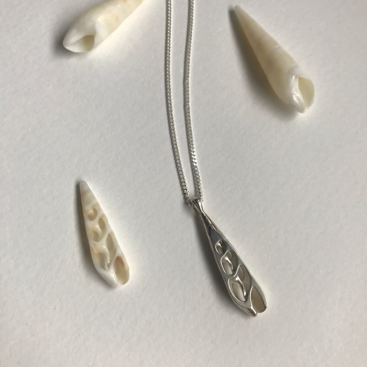 Image of Auger shell necklace