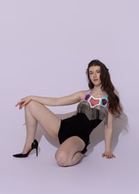 Image 3 of CADET top (opaque iridescent and pink mirror)