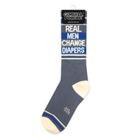 Image 3 of Real Men Change Diapers Gym Socks