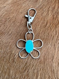 Sterling Flower Purse Pendant
