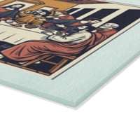 Image 3 of The Last Supper Glass Cutting Board