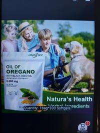 Image 2 of Oregano and black seeds oil gels cap