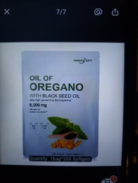 Image 5 of Oregano and black seeds oil gels cap