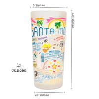 Image 2 of Santa Monica Pint Glass