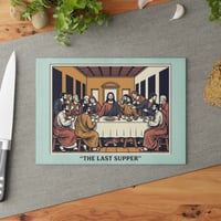 Image 4 of The Last Supper Glass Cutting Board