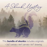 A Skunk Mystery – Bundle of paintings mystery box