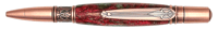 Norwester Twist Pen in Antique Copper Finish With Red and Green Resin Body