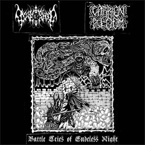 Image of Occult Blood / Carrion Bloom – Battle Cries of Endless Night 12" LP