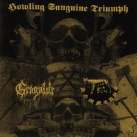 Grógaldr / Kommodus – Howling Sanguine Triumph LP