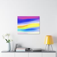 Image 4 of Violet & Golden Ray Healing Colorscape - Canvas