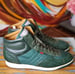Image of Gucci Limited Edition Green Crocodile Sneakers