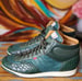 Image of Gucci Limited Edition Green Crocodile Sneakers
