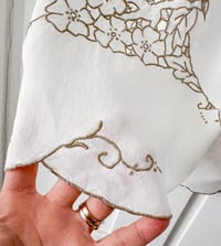 Image 2 of Upcycled Vintage Embroidered Cloth Shorts 