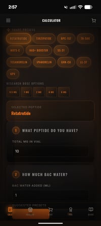 Image 2 of Frontier Research Calculator