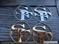 Image 1 of 9er Hoop earrings 