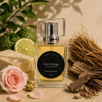 Image 1 of Vert Orange Extrait de Parfum — Vintage Soap. Dry Vetiver. Aged Woods. Faded Rose. *RUNNING LOW*