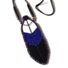 Miigwan Beaded Pendant (Blue)