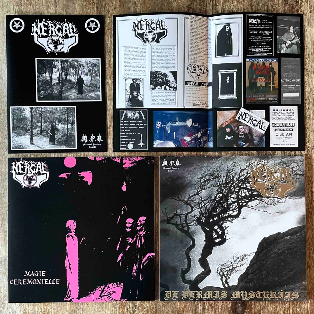 Image of NERGAL - Magie cérémonielle + De Vermis Mysteriis + bonus LP