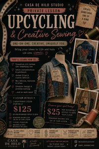 Image 1 of DEPOSIT ONLY Upcycling Creative Private session 