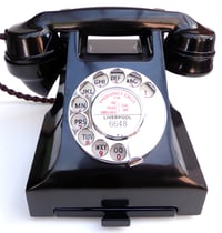 Image 1 of VOIP Ready 332 Bakelite Telephone - for all domestic VoIP services. BT Digital Voice, EE, Sky etc