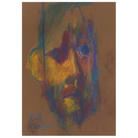 Image 1 of Across - Sketchbook Drawing in Soft Pastels on Paper 