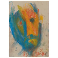 Image 1 of Settled - Sketchbook Drawing in Soft Pastels on Paper 