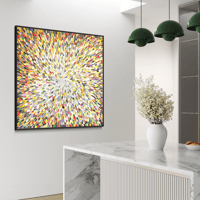 Image 5 of 'The shape of Joy' - 122x122cm