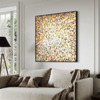 Image 6 of 'The shape of Joy' - 122x122cm