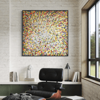 Image 8 of 'The shape of Joy' - 122x122cm