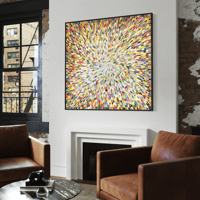 Image 9 of 'The shape of Joy' - 122x122cm