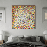 Image 10 of 'The shape of Joy' - 122x122cm