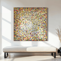 Image 11 of 'The shape of Joy' - 122x122cm