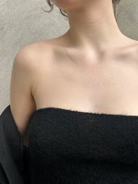 Image 2 of Soft mohair knitted Tube top 