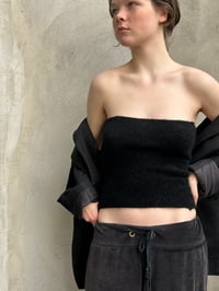 Image 3 of Soft mohair knitted Tube top 