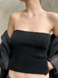 Image 4 of Soft mohair knitted Tube top 