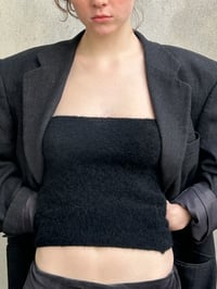 Image 5 of Soft mohair knitted Tube top 