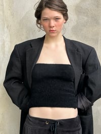 Image 1 of Soft mohair knitted Tube top 
