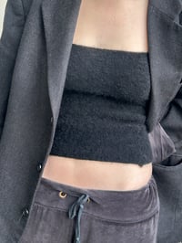 Image 8 of Soft mohair knitted Tube top 