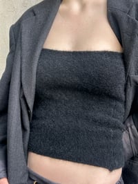 Image 9 of Soft mohair knitted Tube top 