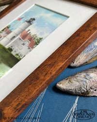 Image 3 of Original Painting - Chatham Lighthouse of Cape Cod - Watercolor