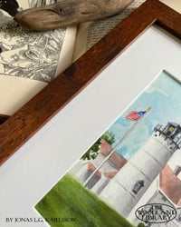 Image 4 of Original Painting - Chatham Lighthouse of Cape Cod - Watercolor