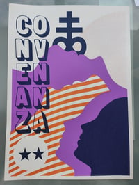 Convenanza 2015 screen printed poster A3