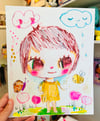 Bee Happy - original 8x10