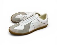 Image 1 of Tortola white leather german army trainer shoes made in Spain 
